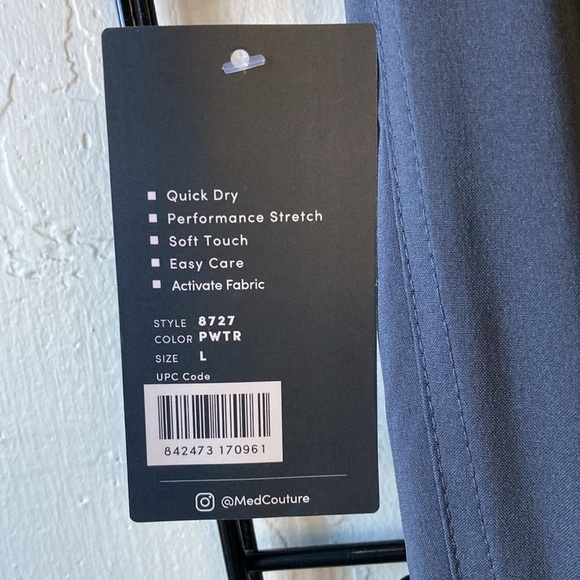 MATERNITY: Med Couture Women's Pants in Dark Gray - Picture 3 of 3